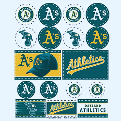 Oakland Athletics Stickers 1 Sheet | Party City